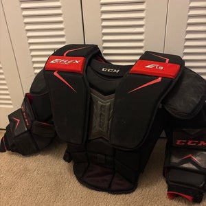 Large/Extra Large CCM Extreme Flex Shield E1.9 Goalie Chest Protector (Used)