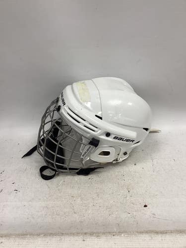 Used Bauer BAUER COACHS HELMET Helmet Cage Combo White SM 11851-S000038996