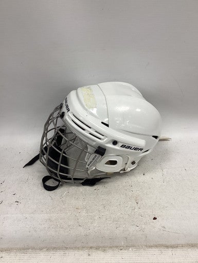 Used Bauer BAUER COACHS HELMET Helmet Cage Combo White SM 11851-S000038996