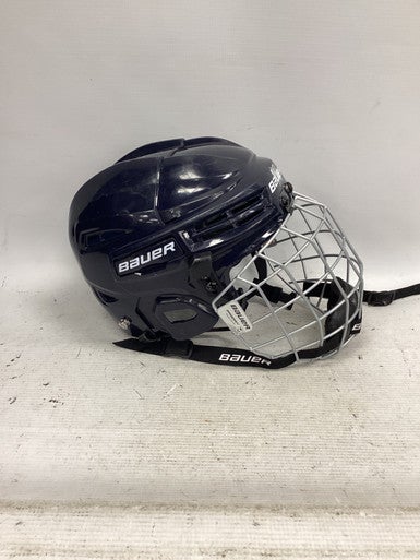 Used Bauer PRODIGY Helmet Cage Combo Navy Blue MD 11851-S000038983