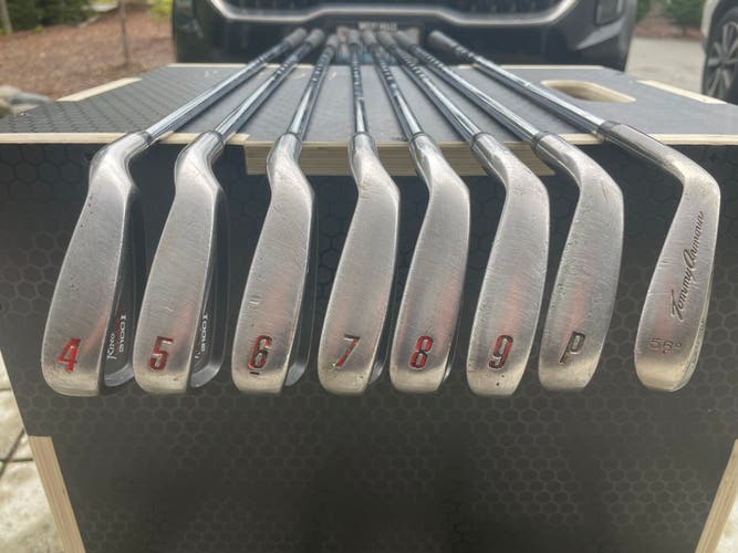 Cobra 3100 IH Iron Set Stiff Flex (8 Clubs) #4 - #9, PW, SW Steel Shaft