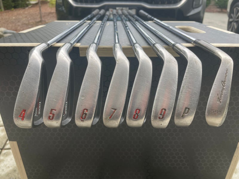 Cobra 3100 IH Iron Set Stiff Flex (8 Clubs) #4 - #9, PW, SW Steel Shaft