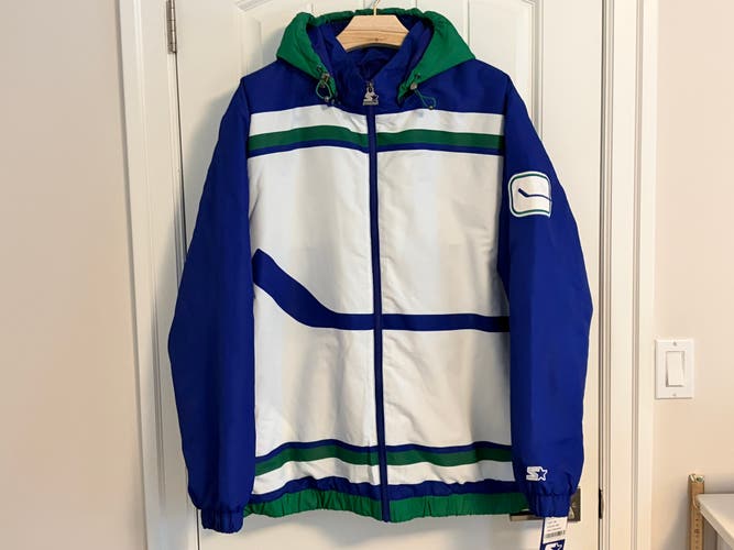 BNWT Authentic Starter Vancouver Canucks Stick in Rink Winter Jacket