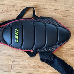 Black and Red Unisex Adult Small Leki Backprotector (Used)