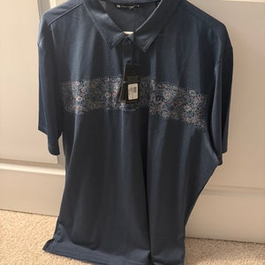 Travis Nathew Navy Polo XXL (NEW)