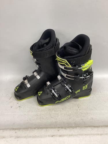 Used Fischer RC4 Boys DH Ski Boot Black 245 MP - M06.5 - W07.5 11851-S000038935