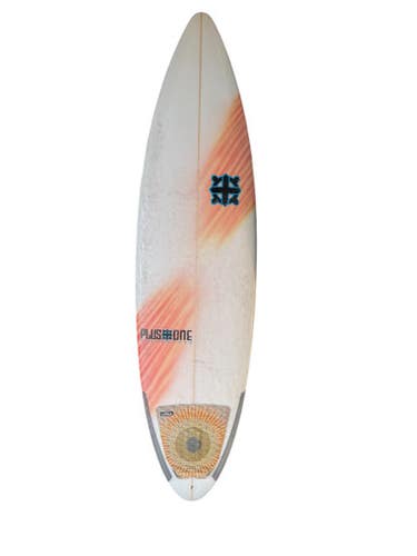 Used PLUS ONE 6 FT BOARD Surfboard White 6Ft 10299-S000301128