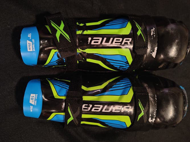 Youth Bauer X 10" Shin Pads (Used)