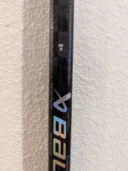 Bauer NEXUS 2NPRO Hockey Stick Left P92 70 flex Intermediate D1 Pro Stock Dressed as Tracer