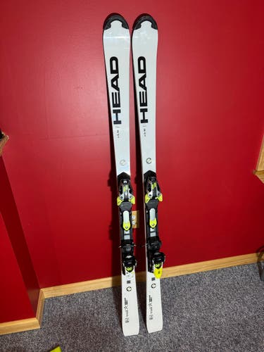 Racing 156 cm HEAD World Cup Rebels e.SL Skis With Bindings Max Din 16 (Used)