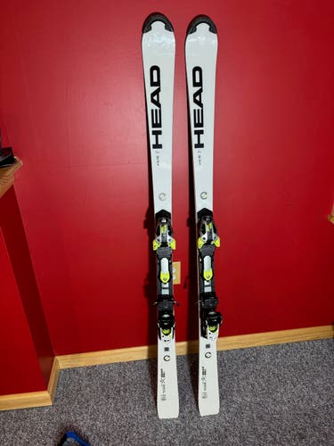 Racing 156 cm HEAD World Cup Rebels e.SL Skis With Bindings Max Din 16 (Used)