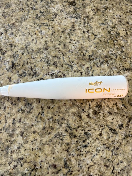 2024 Rawlings Icon Composite USSSA Certified Bat (-10) 17 oz 27" (Used)