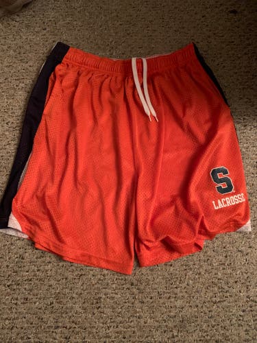 XL Syracuse Orange Lacrosse Shorts – Great Condition, No Rips