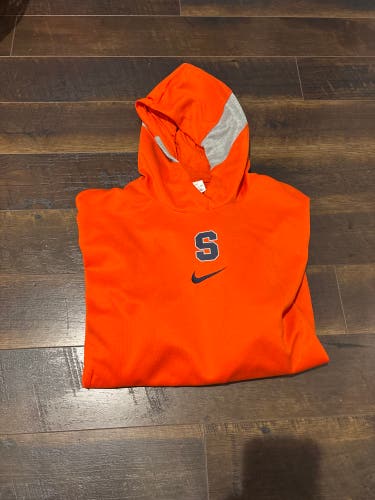 Orange Men's Large Nike Sweatshirt (New)
