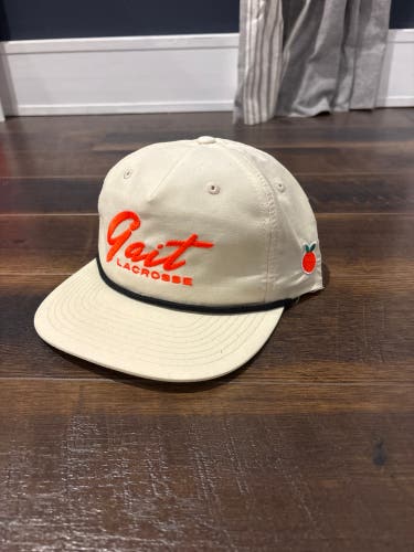 White Adult Unisex One Size Fits All Gait Hat (New)
