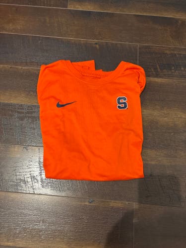Orange Large Men's Nike Dri-Fit Shirt (Used)