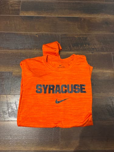 Orange Large Adult Unisex Nike Dri-Fit Shirt (New)