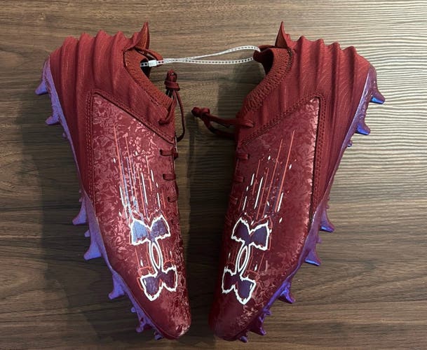 Size 8 Mens Under Armour Blur 2 MC Football Cleats Marron 3027978-602