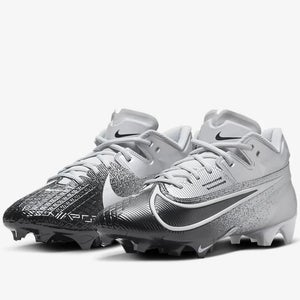 Nike Vapor Edge Elite 360 2 Men's Football Cleats Black Silver DA5457-003 Size14