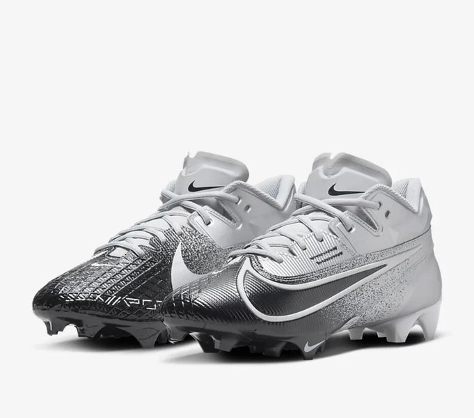 Nike Vapor Edge Elite 360 2 Men's Football Cleats Black Silver DA5457-003 Size14