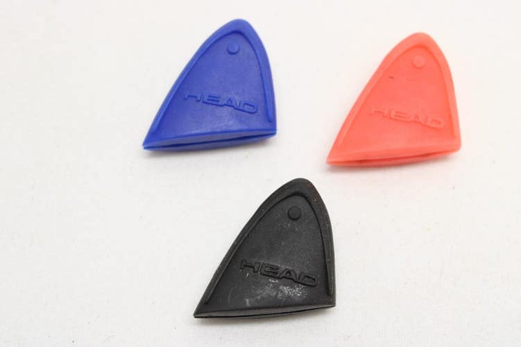 LOT OF 3X: HEAD "OLD LOGO" TENNIS RACQUET VIBRATION DAMPENERS