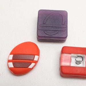 LOT OF 3X: VINTAGE BABOLAT "OLD LOGO" TENNIS RACQUET VIBRATION DAMPENERS