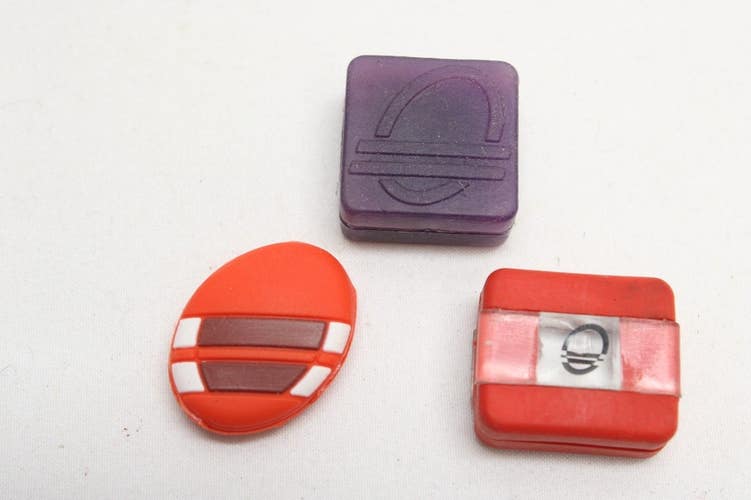 LOT OF 3X: VINTAGE BABOLAT "OLD LOGO" TENNIS RACQUET VIBRATION DAMPENERS