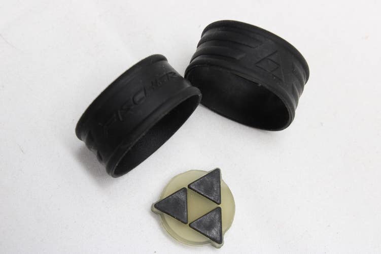 FISCHER RUBBER GRIP BANDS + DAMPENER TENNIS RACQUET VIBRATION DAMPENERS