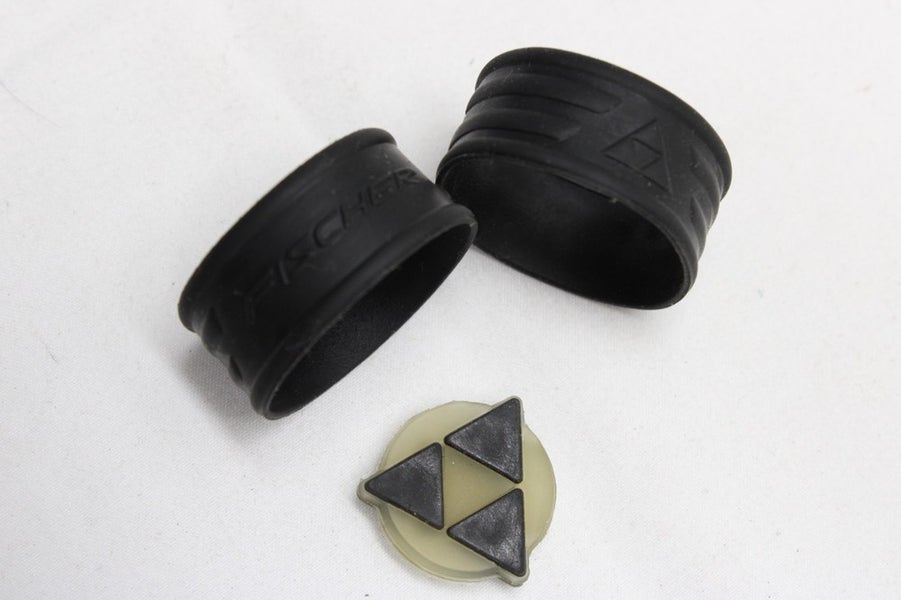 FISCHER RUBBER GRIP BANDS + DAMPENER TENNIS RACQUET VIBRATION DAMPENERS