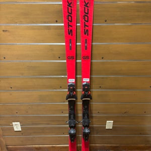 2025 Stockli Laser GS skis with Integrated Salomon Bindings 182cm