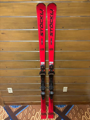 2025 Stockli Laser GS skis with Integrated Salomon Bindings 182cm