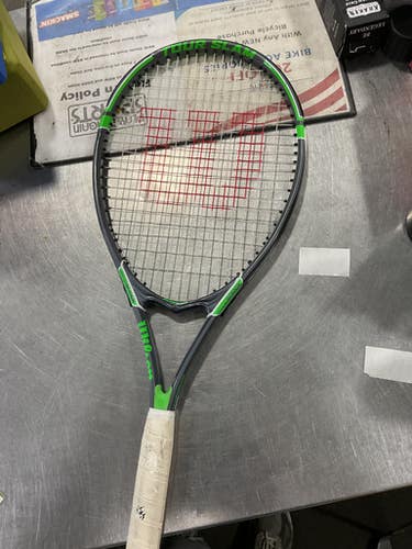 Used Wilson TOUR SLAM Adult Tennis Racquet Green 3 3/8" 11614-S000223566