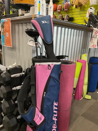 Used Top Flite 7 PIECE JUNIOR SET Jr Package Set RH Pink 7 Piece 11614-S000223543