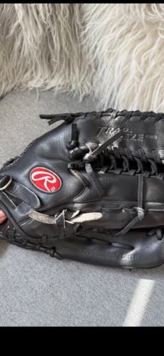 Rawlings Heart of the Hide RH Outfield Baseball Glove 12.75" (Used) trapeze