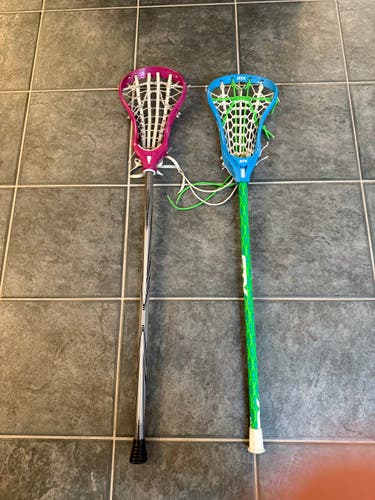 Pair of Women’s lacrosse STX 6000 and deBeer sticks  (Used)