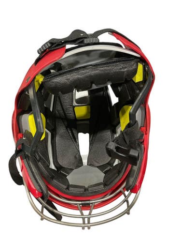 Used Cascade Lacrosse Helmet Red SM 11847-S000030309