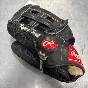Used Rawlings PRO PREFERED BB/SB Glove LH Throw Black 12 3/4" 11793-S000256986