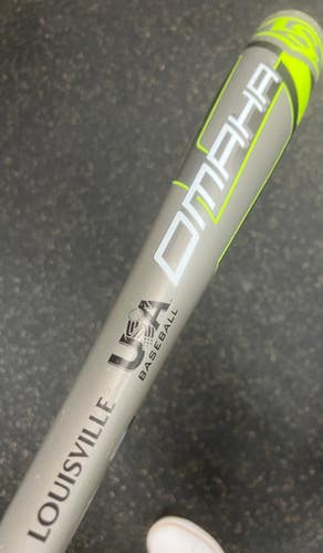 Used Louisville Slugger OMAHA 2020 BB/SB USA 2 5/8 Bat 27" 11497-S000153024