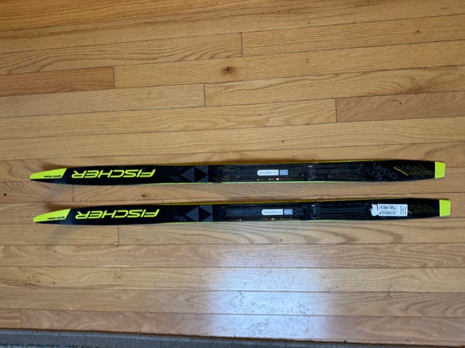 Small Kids Classic Fischer Cross Country Skis With Bindings (Used)