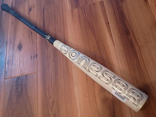 USED 2023 Warstic Bonesaber Hybrid 34/31 2 5/8" bbcor baseball bat MBBSRHB23BH3