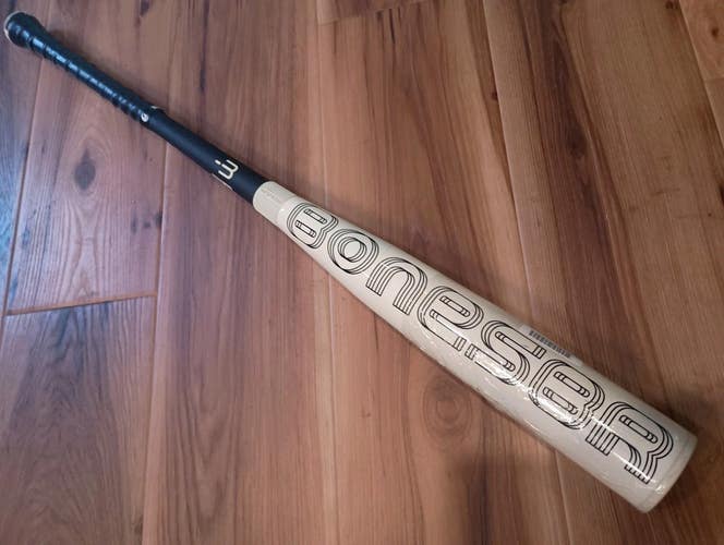 USED 2023 Warstic Bonesaber Hybrid 33.5/30.5 2 5/8" bbcor bball bat MBBSRHB23BH3