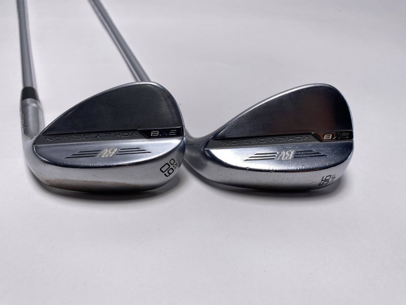Titleist Vokey SM8 Tour Chrome Wedge Set 56* 14 | 60* 12 AMT Red S300 Stiff RH