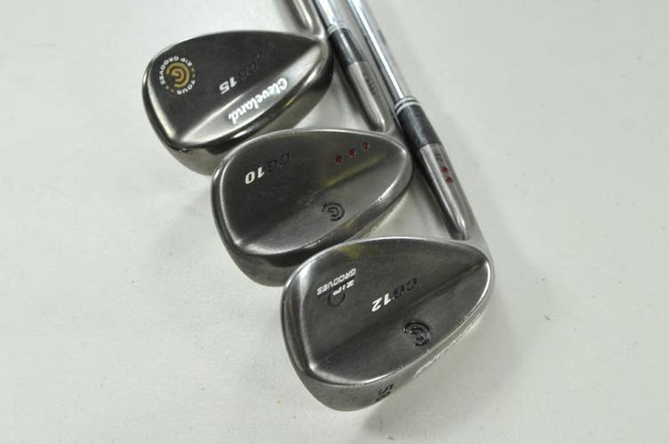 LEFT HANDED Cleveland CG15/CG10/CG12 Black Pearl 50*,54*,58* Wedge Set  #204229