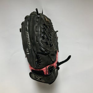 Used Mizuno GPP1107 BB/SB Glove RH Throw Black 11" 11823-S000035094