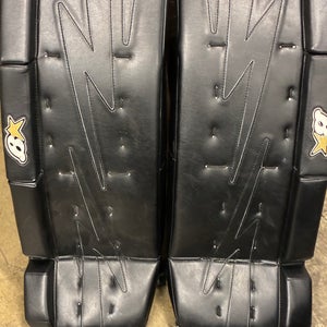 Black 27" Youth Brian's NetZero 2 Goalie Leg Pads (Used)