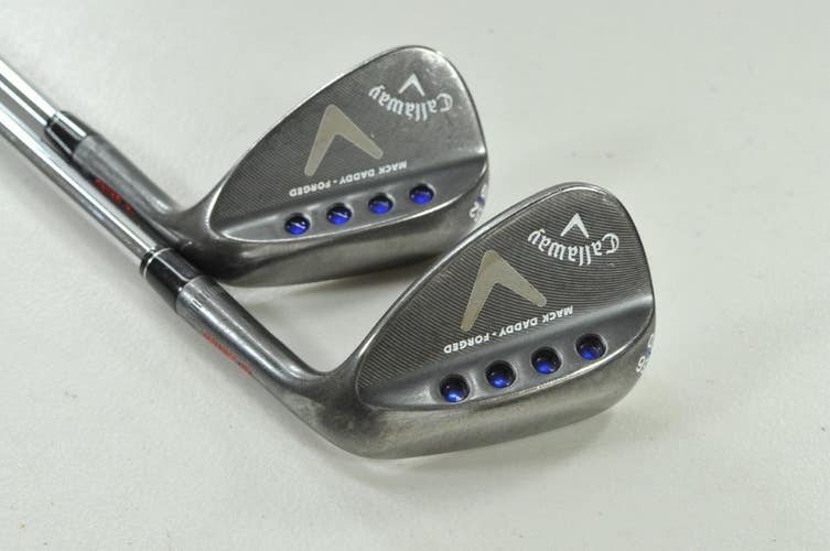 Callaway Mack Daddy Forged Slate 52*, 56* Wedge Set Right DG S200 Steel # 204362