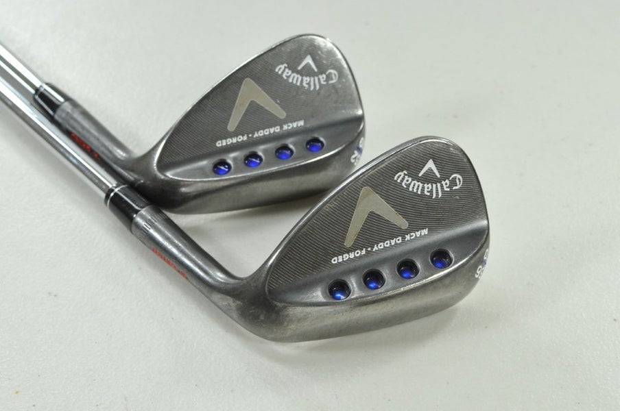 Callaway Mack Daddy Forged Slate 52*, 56* Wedge Set Right DG S200 Steel # 204362