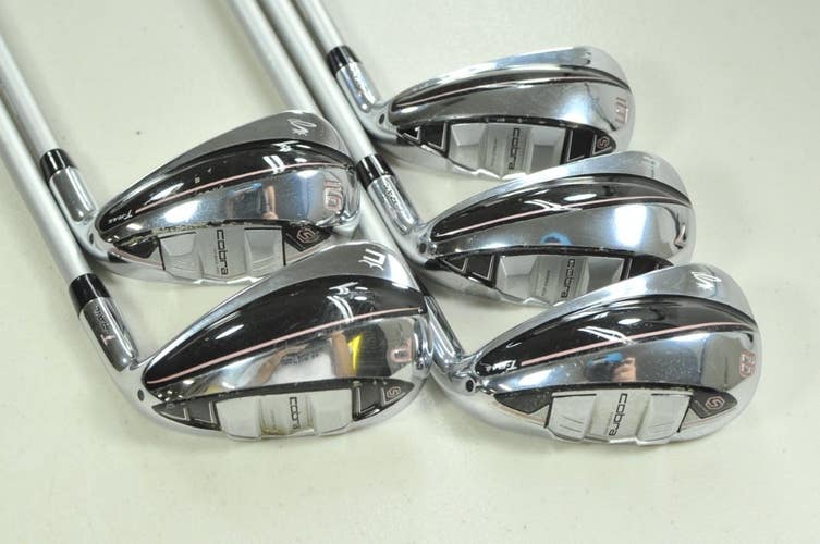 Cobra T-Rail 2021 Ladies 6-PW Iron Set RH 45g Womens Flex Graphite #203743