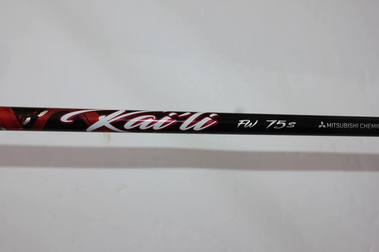 MITSUBISHI KAI'LI RED FW 75S 3 WOOD SHAFT - STIFF - TAYLORMADE