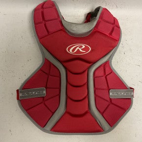 Used Rawlings Catchers Chest Protector Red Junior 11855-S000192876